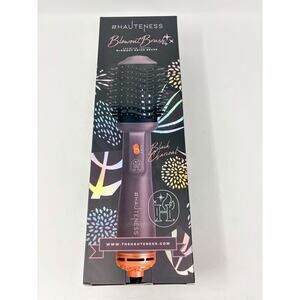 NWT Hauteness Premium Travel 4 in One Blowout Brush Hair Dryer Black Charcoal